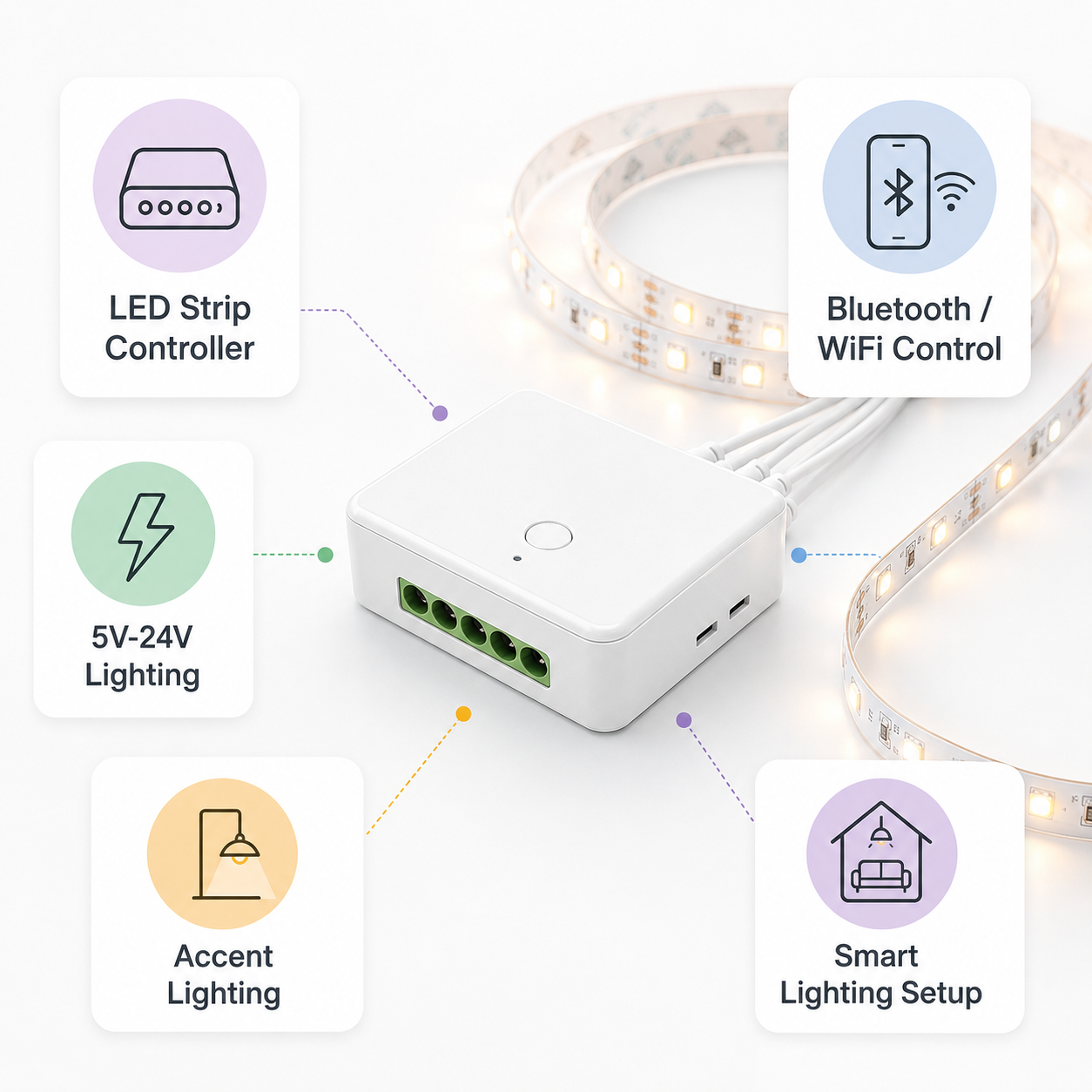 Led Controller - Single Color - SP631E - Bluetooth