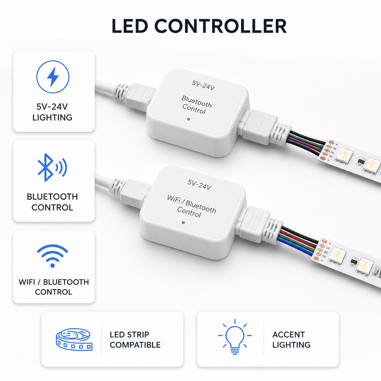 Led Controller - Single Color - SP631E - Bluetooth
