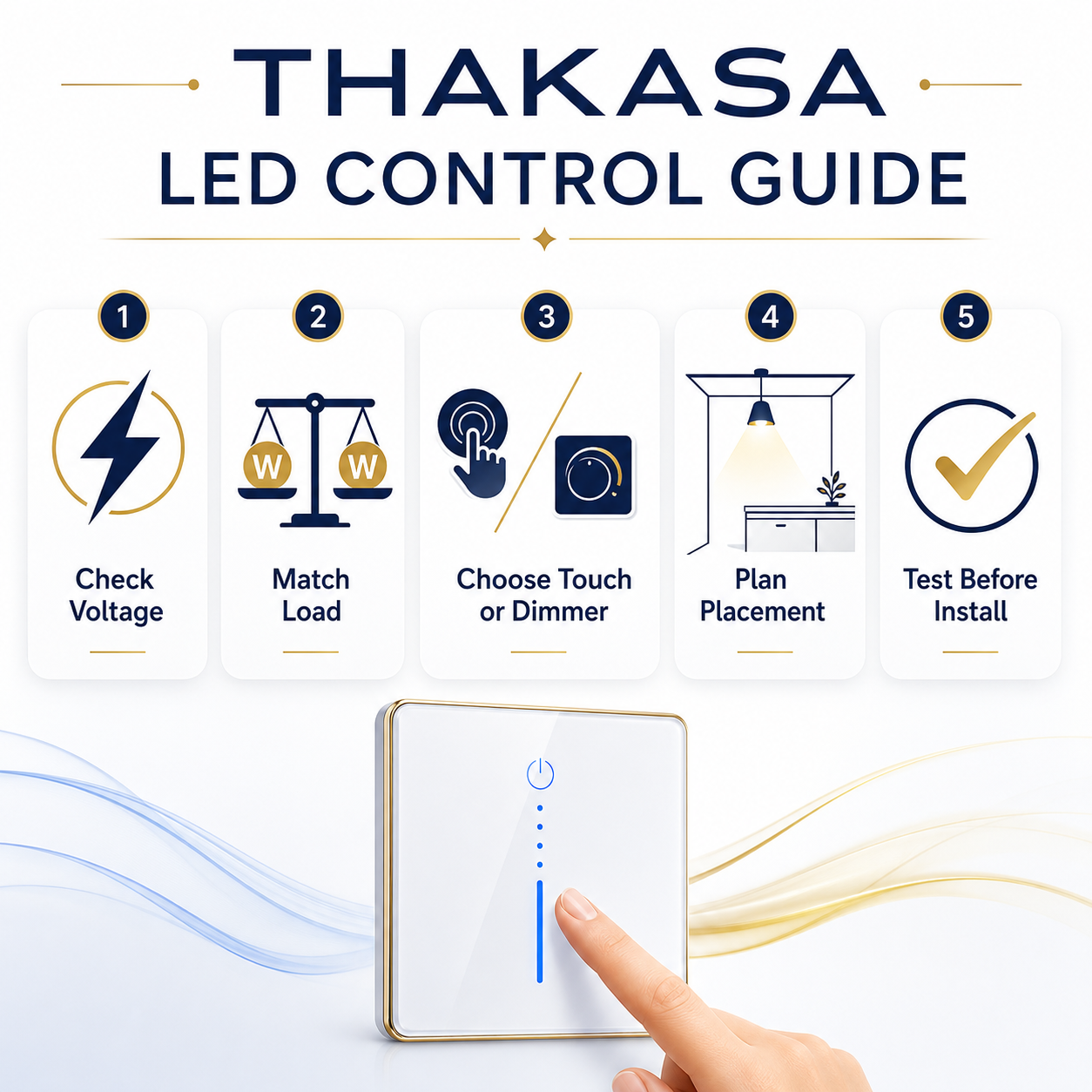 Touch Sensor Switch For mirror