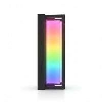 LED U.S Lighting Thakasa 14-inch black outdoor wall light with RGBW color-changing LED illumination