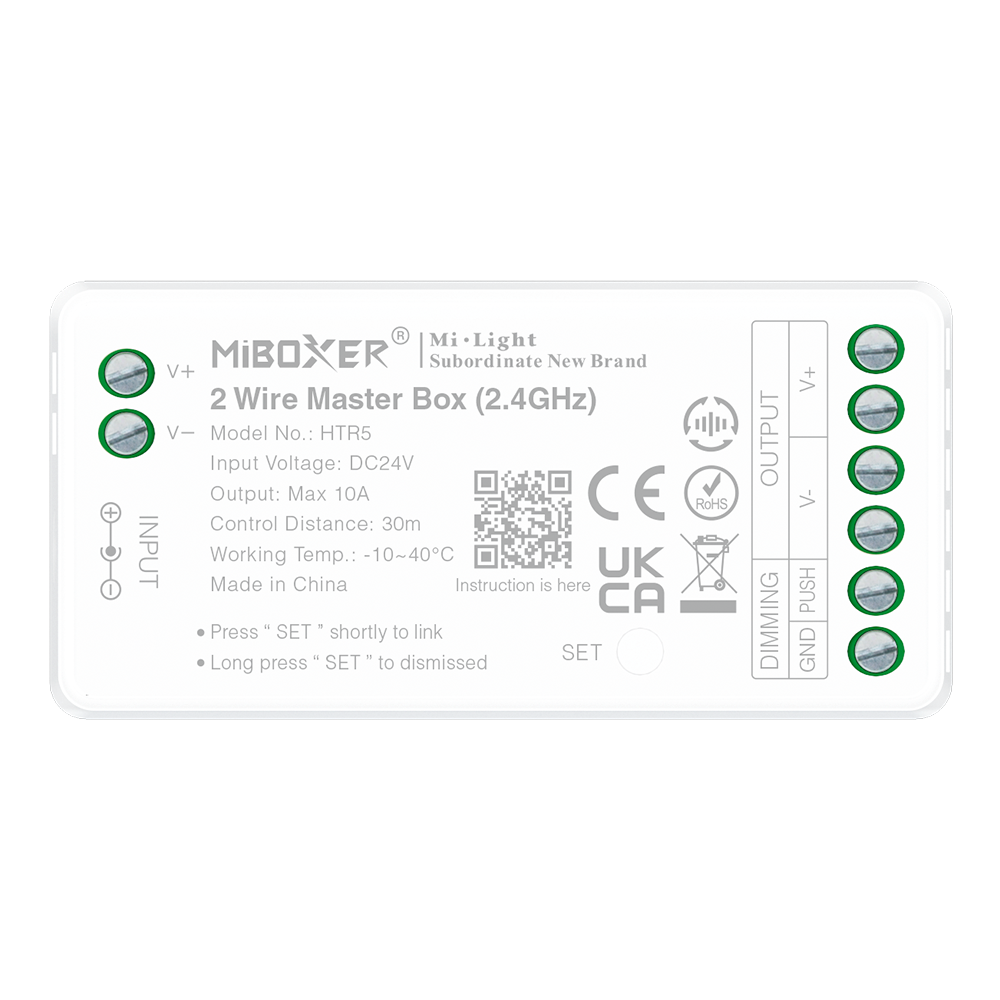 Milight HTR5 2 Wire Master Box (2.4GHz) Only Compatible With HSP3