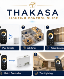 Master Your Lighting with MiLight 4 Zone Remote Control FUT092