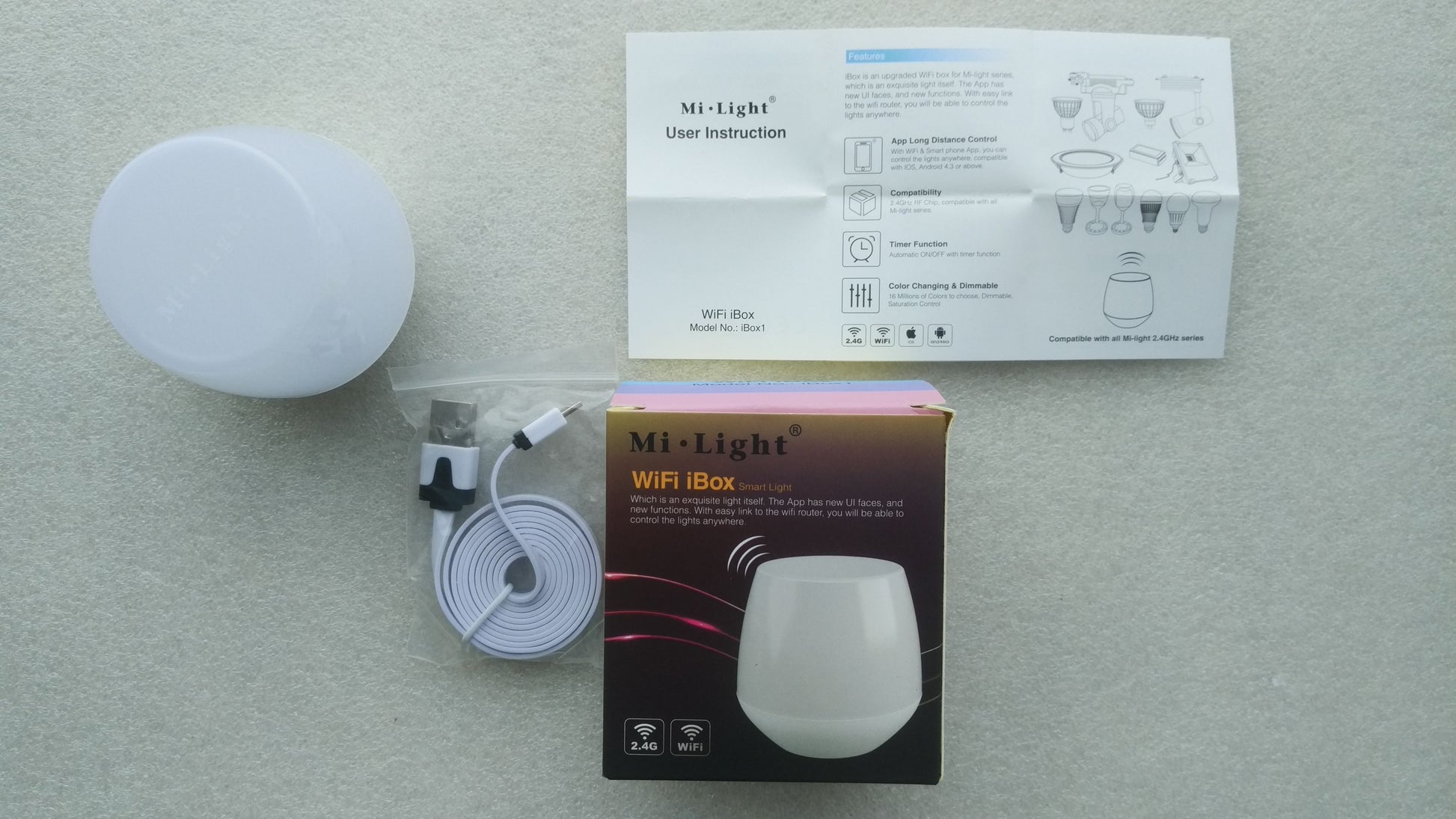 Milight wifi ibox 2w RGB 2.4Ghz Hope