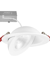 Led Light 4" Round Gimbal 7W - 5CCT - DIM - JXLFG04