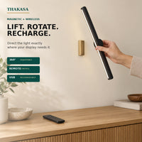 Wireless Rechargeable LED Picture Light with Remote – 3-Color Dimmable