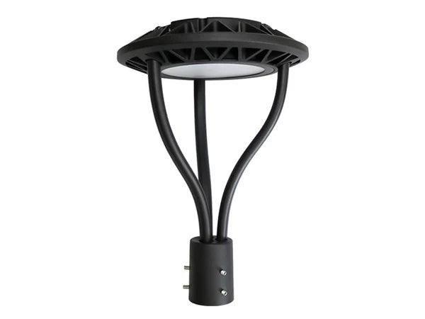 Post Top Area Light - Die-Cast Alluminum CCT 100-277ACV - Black - 75W/100W/150 Watts