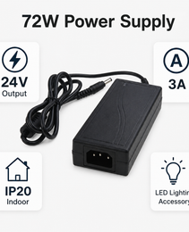 Power Supply 72W - 24V - 3A - IP20
