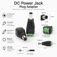 Power Up with Confidence: Premium DC Power Jack Adapters - Plug Reliable and Versatile Solutions for Your Electronics!