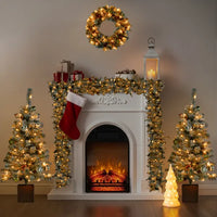 Pre-Lit 4-Piece Christmas Entryway Set – CJ product view 2