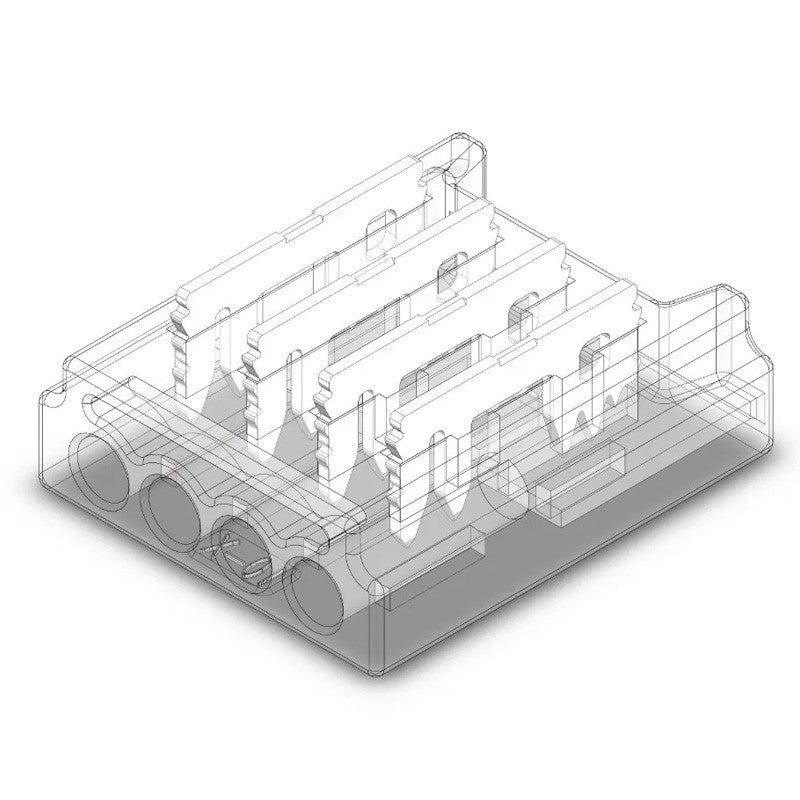 Middle Strip to wire Connector for COB RGB Light -