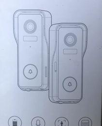 Wireless WiFi Video Doorbell Camera with Chime HD 1080P Bell J7 - RZ