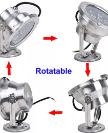 LED Underwater 12V  WW - SS304 - 3M cable -IP67