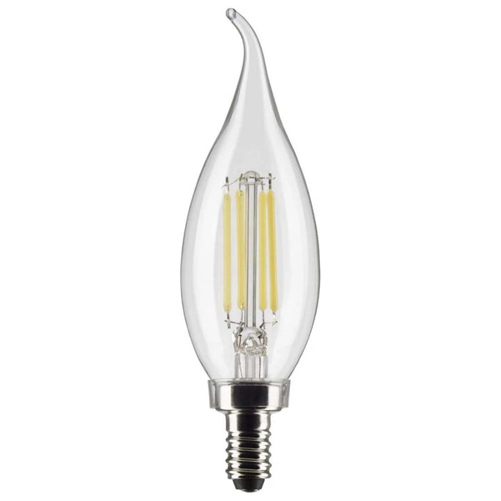 Dimmable 5W 5000K E12 Filament Style Chandelier Bulb for Elegant Ambiance sun