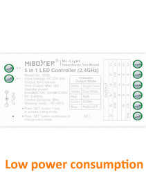 Milight 5 in 1 LED Controller (2.4GHz) -Low power consumption - SR5