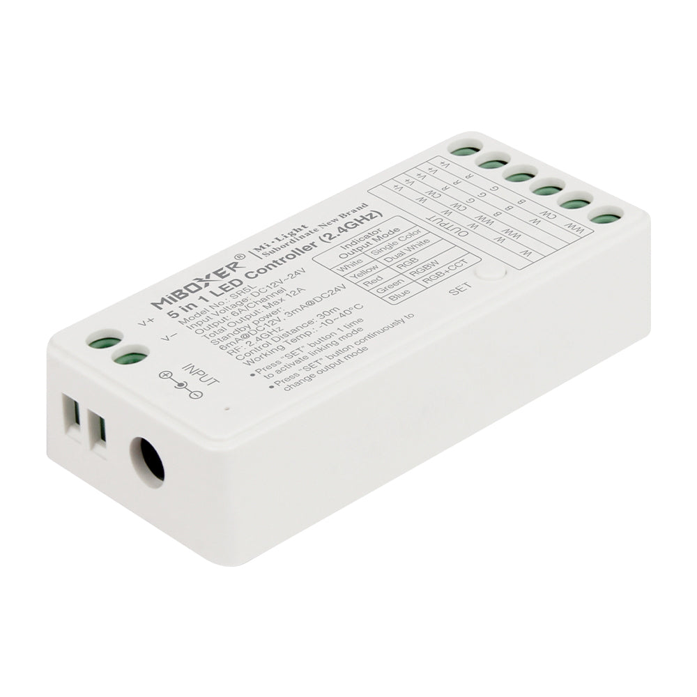 Milight 5 in 1 LED Controller (2.4GHz) -Low power consumption - SR5