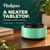 Thakasa branded hero showing Compact electric ashtray