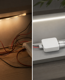 MiLight (2 IN 1 ) E2-RF 12-24V Strip Controller: SINGLE-DUAL COLOR Lighting in Your Hands!