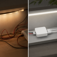 MiLight (2 IN 1 ) E2-RF 12-24V Strip Controller: SINGLE-DUAL COLOR Lighting in Your Hands!