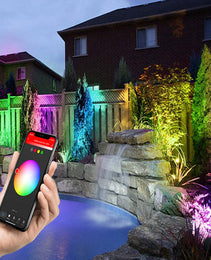 Smart Landscape Lights - 12W - RGBCCT - Tuya APP - 12-24V - IP65 - 2 PACK - JXLD08
