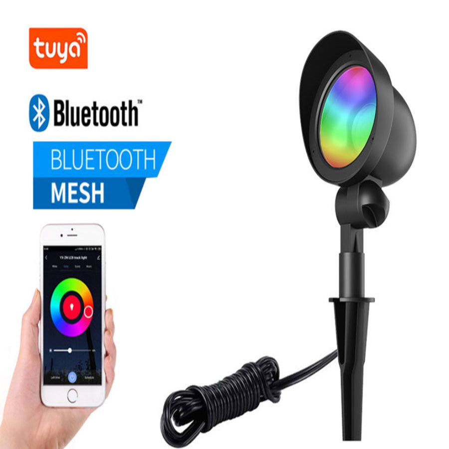 Smart Landscape Lights - 12W - RGBCCT - Tuya APP - 12-24V - IP65 - 2 PACK - JXLD08