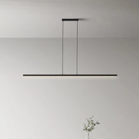Simple One-word Restaurant Led Pendant Lights Modern Long Dining Table Bar Island Chandeliers Home Interior Decor Lighting Lamps