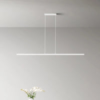 Simple One-word Restaurant Led Pendant Lights Modern Long Dining Table Bar Island Chandeliers Home Interior Decor Lighting Lamps