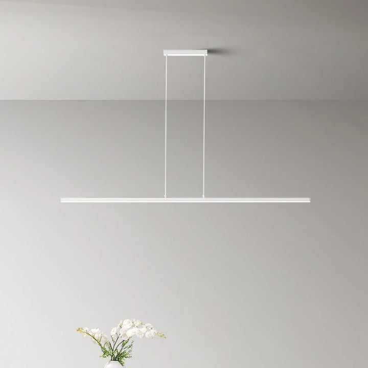 Simple One-word Restaurant Led Pendant Lights Modern Long Dining Table Bar Island Chandeliers Home Interior Decor Lighting Lamps