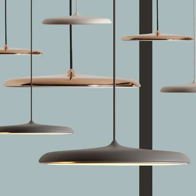 Nordic Designer LED Pendant Lamps Minimalist Decor Round for Table Dining Kitchen Island Chandelier Home Decor Lighting Fixture