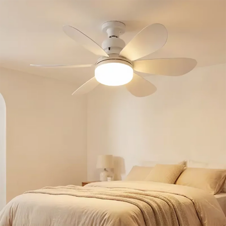 2026 Home E27 LED Ceiling Fan Light Wireless Remote Control with Stepless Dimming Night Lights Smart Fan for Room Office Study