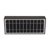 Radiate Nature's Glow: Embrace Solar LED Wall pack LD-SWL - 6W - Brick - Black