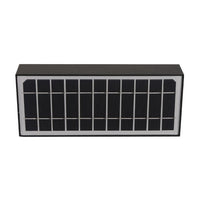 Radiate Nature's Glow: Embrace Solar LED Wall pack LD-SWL - 6W - Brick - Black