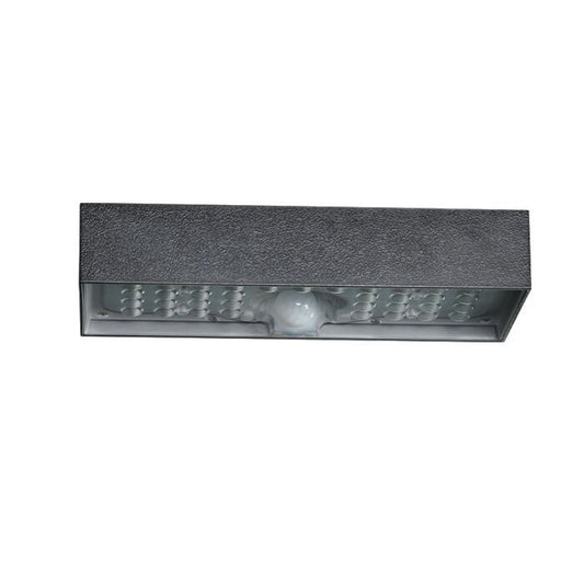 Radiate Nature's Glow: Embrace Solar LED Wall pack LD-SWL - 6W - Brick - Black