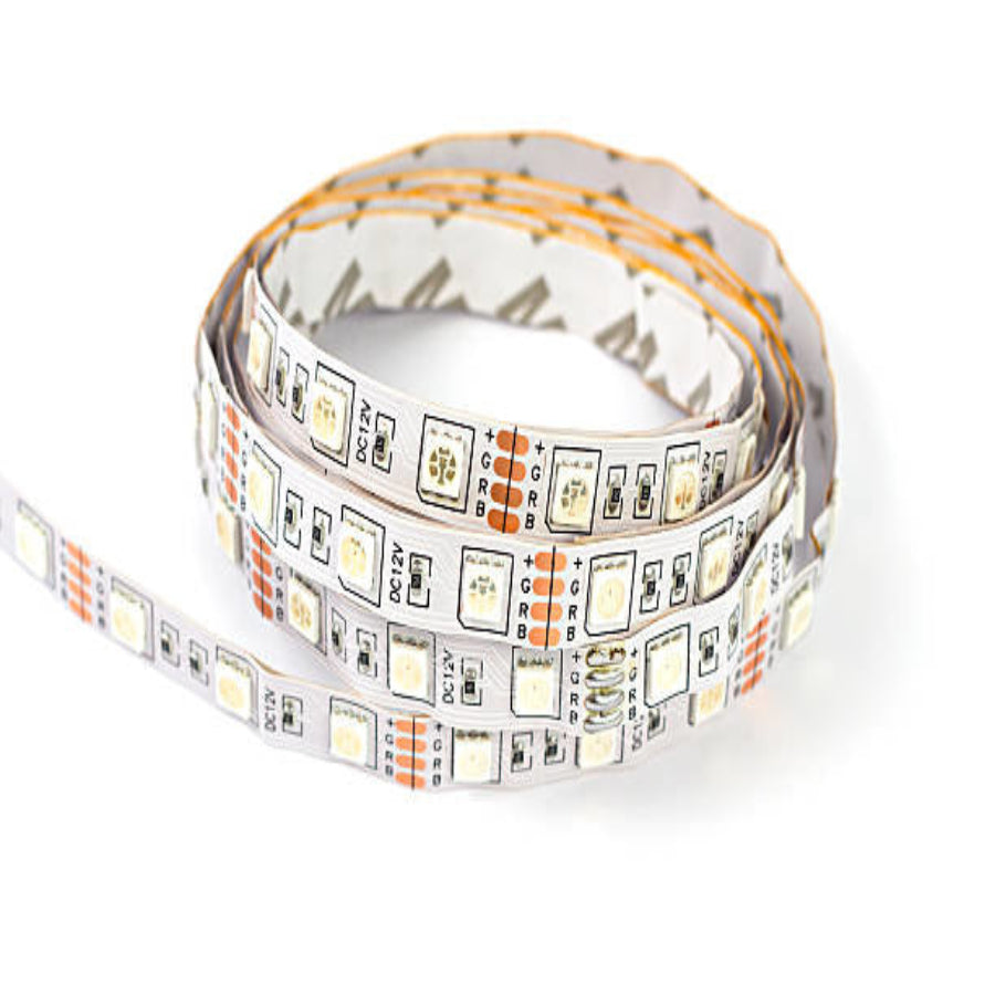 Brighten Your Space with UL Strip Lights IP20 RGB - 12V - 16.4FT - LED Light!