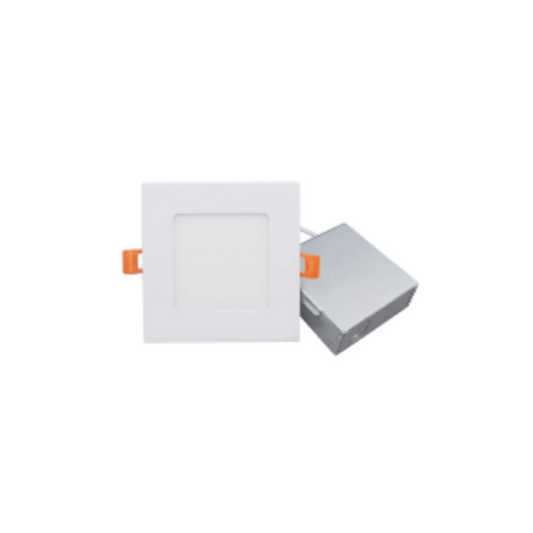 Premium 4 Square Downlight SQ 9W 5CCT AOM - Versatile 5 Color Temperature Selectable LED Light for False Ceiling, Energy-efficient & Long-lasting.
