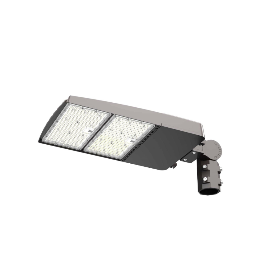 Supercharge Your Outdoor Lighting: 150W 110V Shoebox Light - Radiate Cool White Brilliance with Effortless Installation, RZ Technology with photocell!