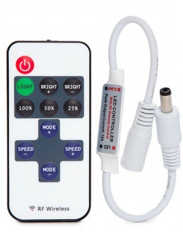 RF Mini Dimmer for Strips - Control Your Puck Lights with Smart Remote!