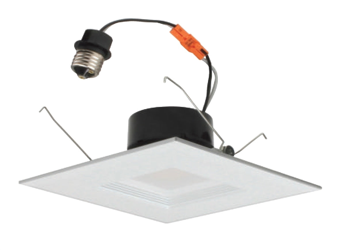 Dimmable Square 6 Inch 5CCT 14W LED Down Light - Easy to Install  & Energy Efficient - Retrofit Aluminum 120ACV - Adjustable Color Temperature - Wet Location Rated LUX