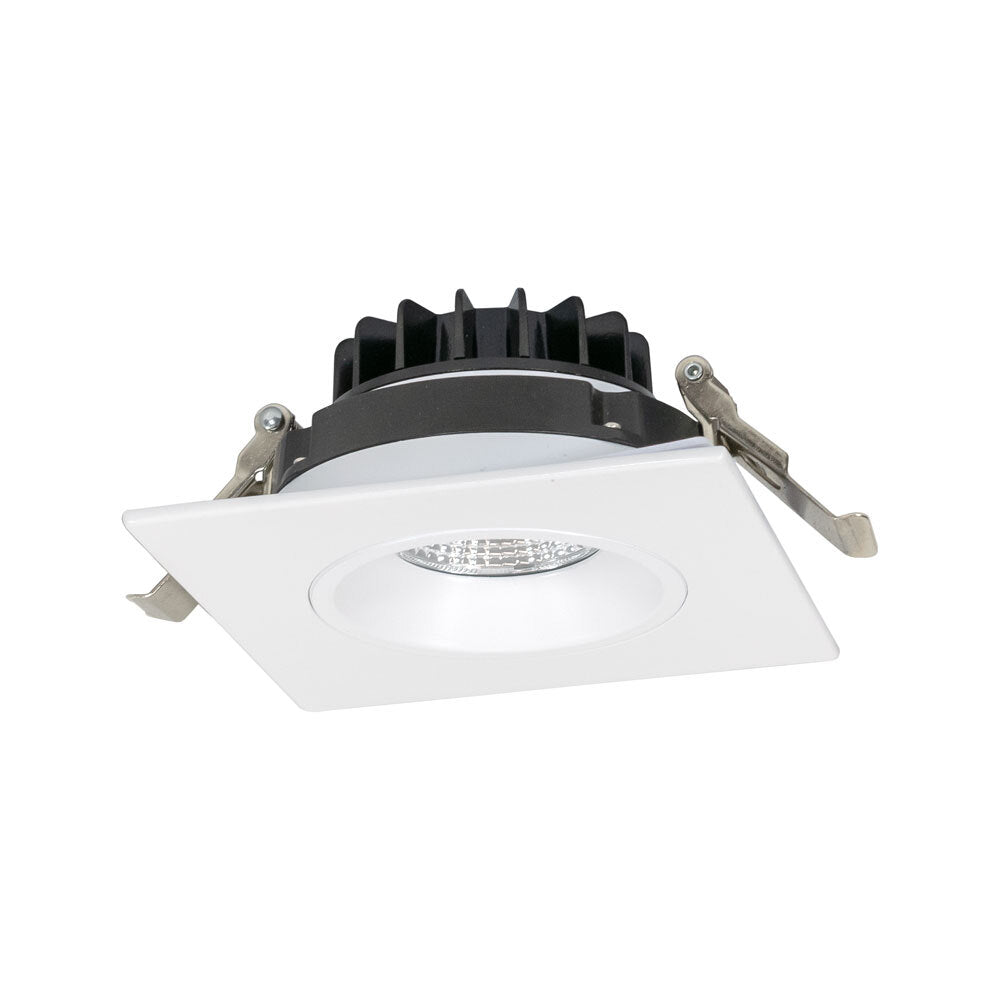 Elegance: Premium 3.5 Inch White Gimbal Regressed Square LED Downlight - High Brightness, 8W, 5CCT, Smooth Dimmable - Hassle-Free Color Temperature Selection