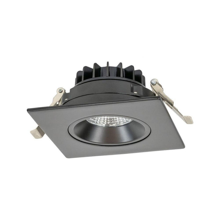 Elegance: Premium 3.5 Inch Black Gimbal Regressed Square LED Downlight - High Brightness, 8W, 5CCT, Smooth Dimmable - Hassle-Free Color Temperature Selection