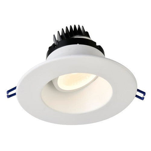 Transform Your Space with the Premium 4.5 Inch White Gimbal Regressed Round 14W LED Downlight: Adjustable 5CCT Lighting, High Brightness, and Smooth Dimmable Control!