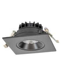 Transform Your Space with the Premium 4.5 Inch Black Gimbal Regressed Square 14w LED Downlight: Adjustable 5CCT Lighting, High Brightness, and Smooth Dimmable Control