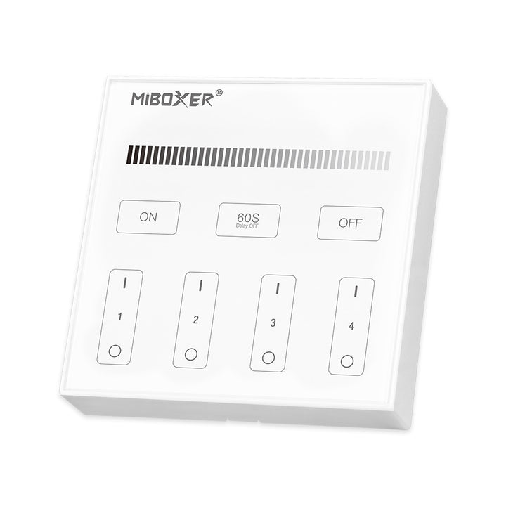 Simplify Your Lighting Control: MiLight Smart Panel Remote Controller - Effortlessly Manage 4 Zones in Stunning Single Color, B1!