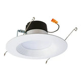 Dimmable Round 6 Inch 15W 5cct Luxrite LED Down Light - Easy to Install  & Energy Efficient - Retrofit Round - Adjustable Color Temperature - Wet Location Rated