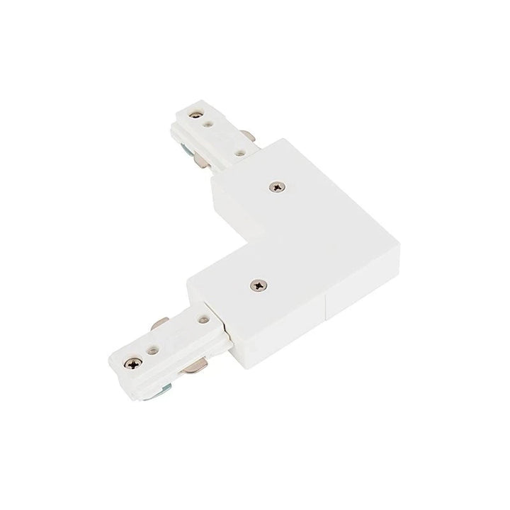 Lumiwell PRO-0335 RZ L Connector (L/R) - H-Type 3-Wire-1 Track Lighting Kit - White Finish  120 VAC - Ideal for Dry Locations