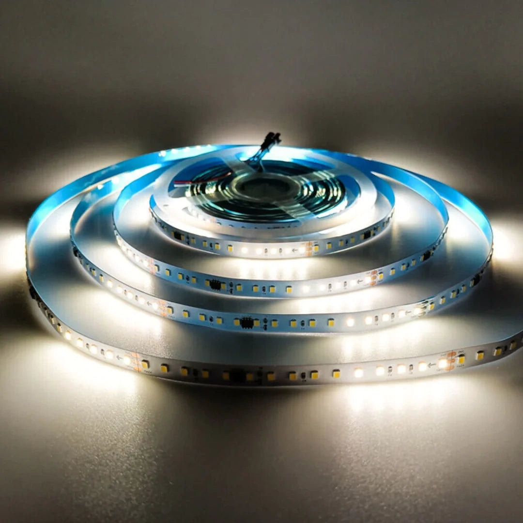 Transform Your Space with the Magic of Illumination: 12V - 16.4FT 8W/m Digital Water Flow Running LED Strip WW - IP20, Enhanced by NewS Technology!