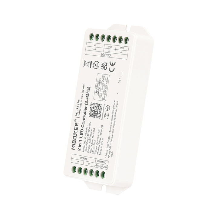 MiLight Dual White / Single Color Strip Controller 12-24V 20A - (2 IN 1) - PR2