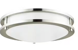14" Two-Ring Surface Mount Ceiling Panel Light Fixture (20W, 5CCT)